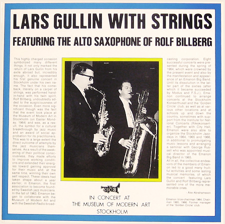 Lars Gullin with Strings
