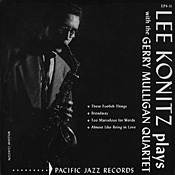 Lee Konitz plays with Gerry Mulligan Quartet