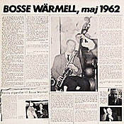 Bosse Warmell maj 1962